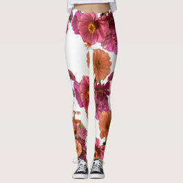 Blume Zinnia Bouquet Maureen Girard Leggings