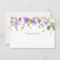 Blume zu Aquarelllavender Garden Vielen Dank