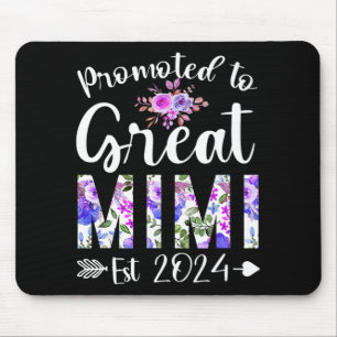 Blume zum Großen Mimi Est 2024 Muttertag Mousepad