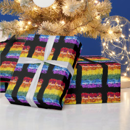 Blume zum guten Jubiläum Geschenkpapier