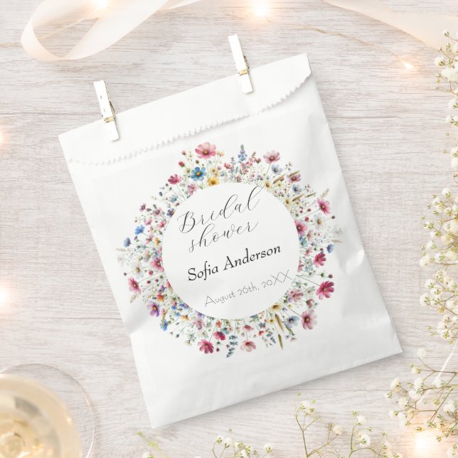 Blume zum Party "French Garden" Geschenktütchen (Ausgeschnitten)