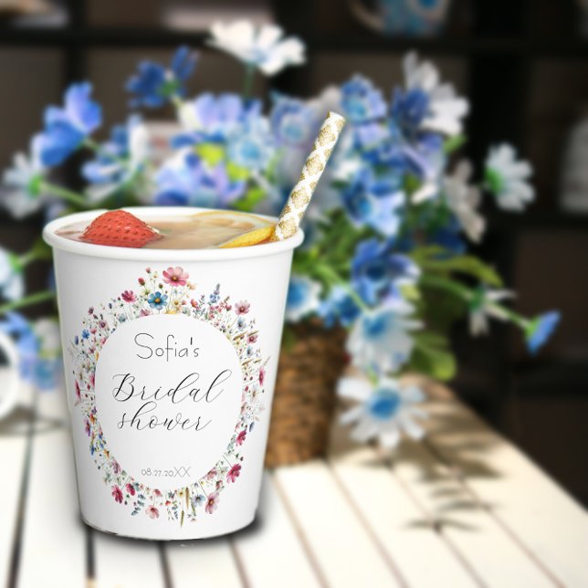 Blume zum Party "French Garden" Pappbecher (Von Creator hochgeladen)