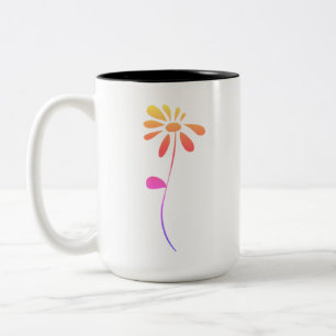 Blume Zweifarbige Tasse