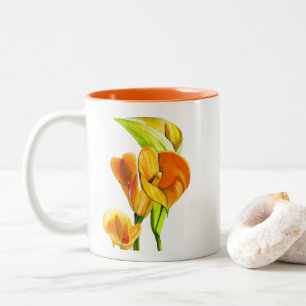 Blume Zweifarbige Tasse