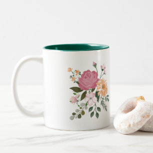 Blume Zweifarbige Tasse