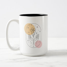 Blume Zweifarbige Tasse
