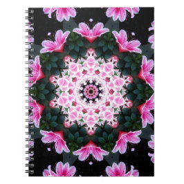 Blumemandala-Notizbuch Notizblock