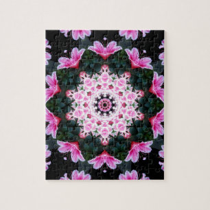 Blumemandala-Puzzle Puzzle
