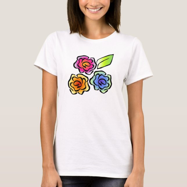 Blumen3 T-Shirt (Vorderseite)