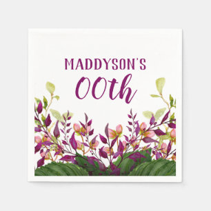 Blumen80. 90. 91. 92. 95. 98. 99. der Frauen Serviette