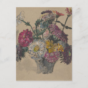 Blumen   1843 postkarte
