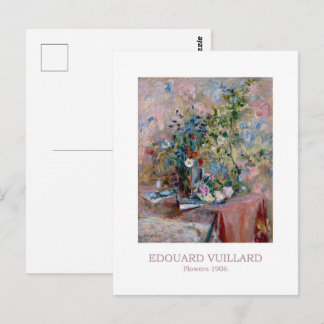 Blumen 1906 von Edouard Vuillard Postkarte