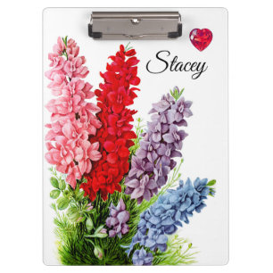 Blumen 6 Personalisierte Zwischenablage Klemmbrett