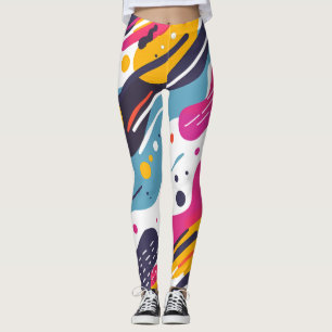 Blumen-All-Over-Print-Leggings Leggings