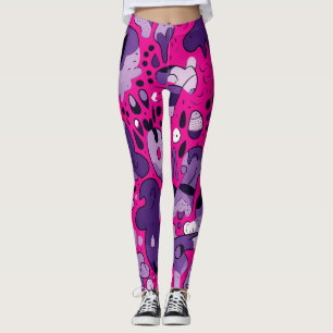 Blumen-All-Over-Print-Leggings Leggings