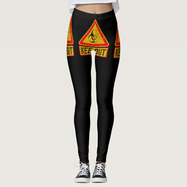 Blumen-All-Over-Print-Leggings Leggings (Vorderseite)