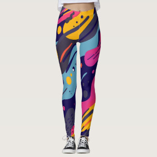 Blumen-All-Over-Print-Leggings Leggings