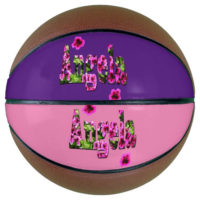 Blumen-Angela Name, Basketball (Vorderseite)