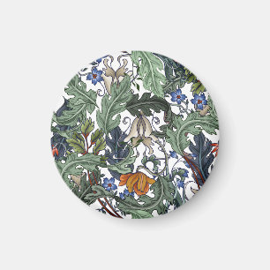 Blumen, Art Deco, modern, nahtlos. Magnet
