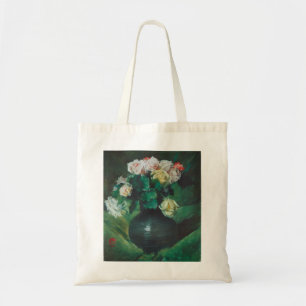 Blumen (auch bekannt als Rosen) von William Merrit Tragetasche