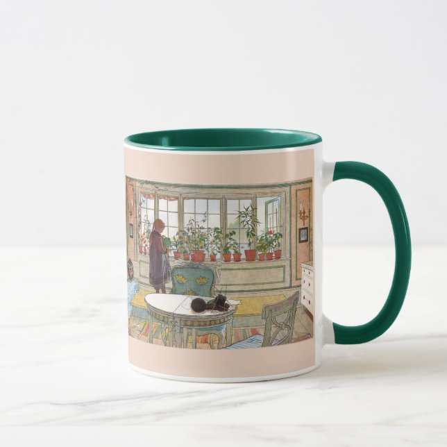 Blumen auf dem Windowsill durch Karl Larsson Tasse (Rechts)
