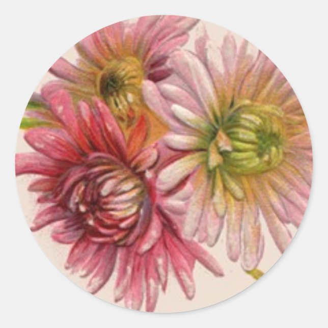 Blumen Aufkleber (Vorderseite)