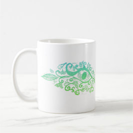 Blumen-Augen-Tasse Kaffeetasse
