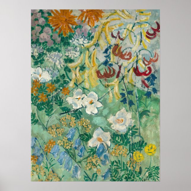 Blumen | August Babberger Poster (Vorne)