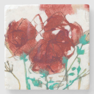 Blumen-Ausdruck I Steinuntersetzer