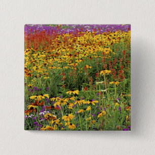 Blumen Ausstellung in den Internationalen Friedens Button