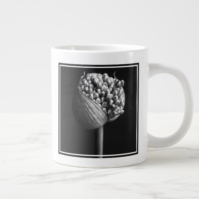 Blumen | B&W Allium Blume Bud Jumbo-Tasse (Rechts)