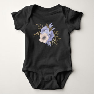 Blumen-Baby-Body Baby Strampler