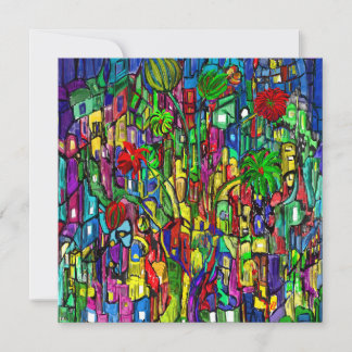 Blumen-Baum im Häusermeer.