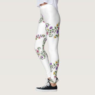 Blumen bedruckte Leggings