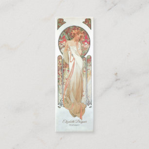 Blumen-Begeisterung - Mini Visitenkarte