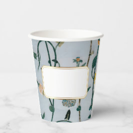 Blumen-Besondere Anlass individuell anpassbar Pappbecher