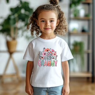 Blumen "Bester Grammy Aller Zeiten" Shirt Boho W