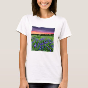 Blumen   Bluebonnets bei Sunset Texas T-Shirt