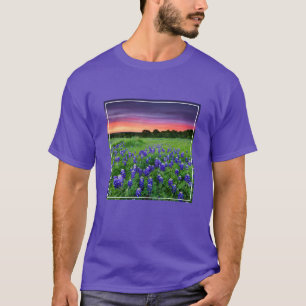 Blumen   Bluebonnets bei Sunset Texas T-Shirt