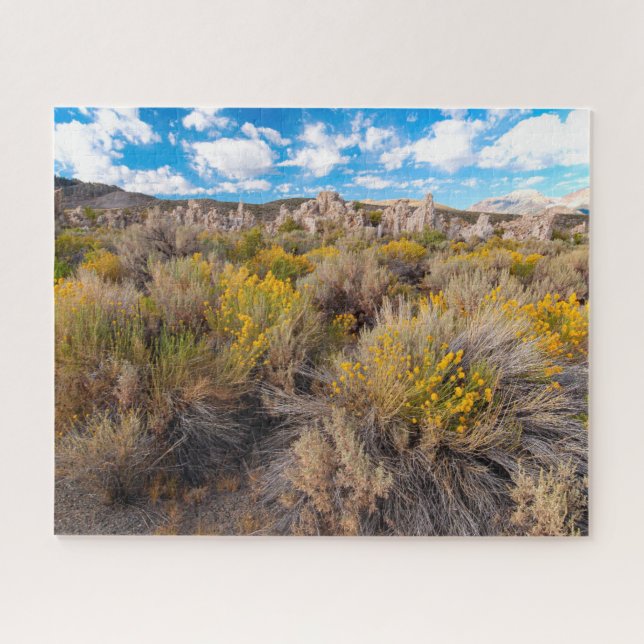 Blumen | Blühende Sagebrush Kalifornien Puzzle (Horizontal)