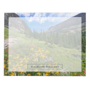 Blumen Blume Montana Notizblock