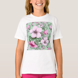 Blumen Blumen Pastellfarbe Garten Naturliebhaber T-Shirt