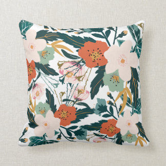 Blumen-Blumenstrauß-Computer-Kunst-Dekor-Weiches Kissen