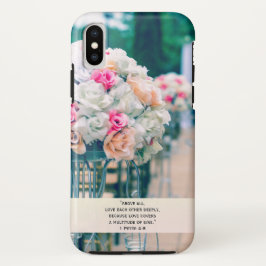 Blumen-Blumenstrauß-Liebe-und Case-Mate iPhone Hülle