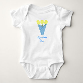 Blumen-Blumenstrauß-Sammlungs-Baby Baby Strampler
