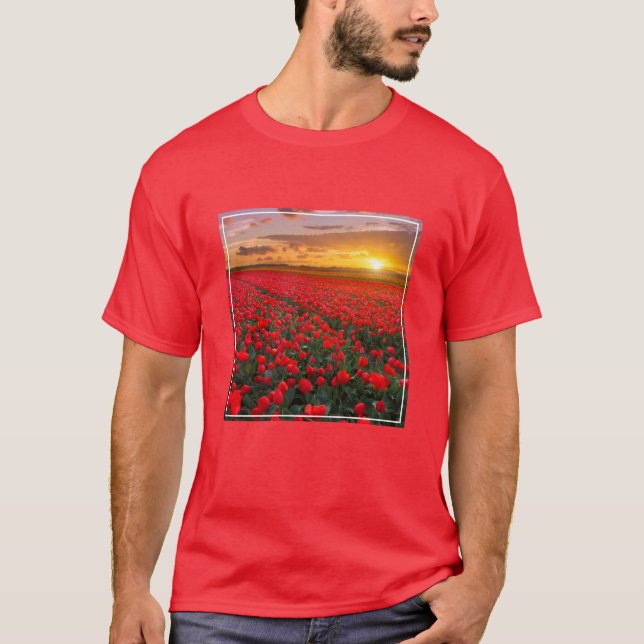 Blumen | Botanischer Garten Holland T-Shirt (Vorderseite)