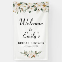 Blumen-Brautparty-Willkommensschild