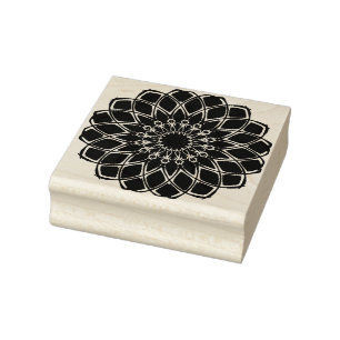 Blumen-Briefmarke Gummistempel