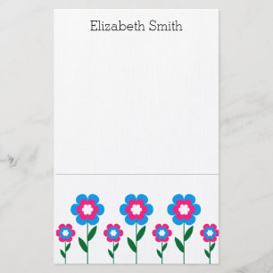 Blumen Briefpapier