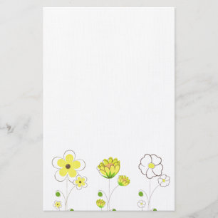 Blumen Briefpapier